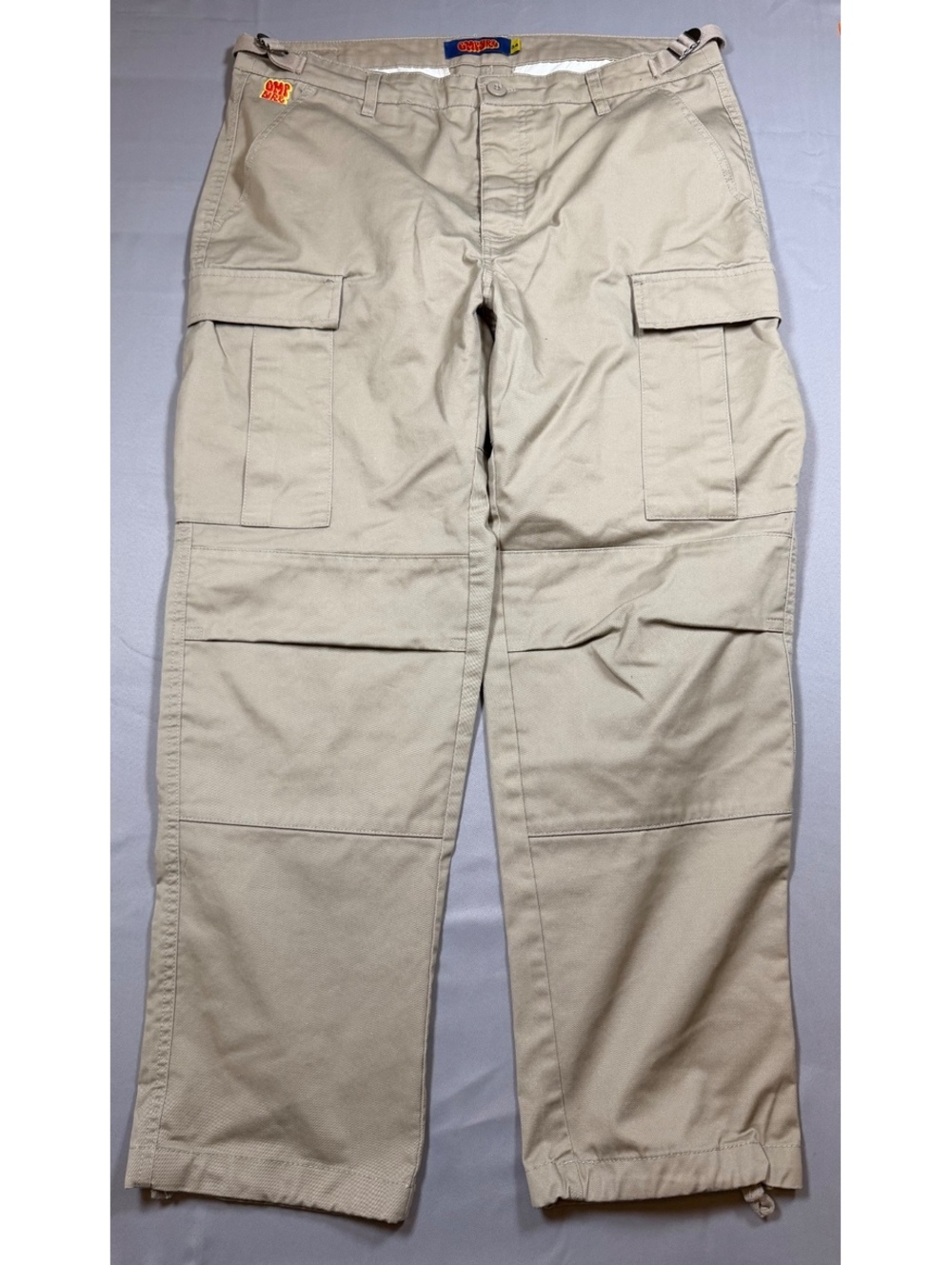 Empyre Men 34 Khaki Cargo Baggy Y2K Skate Streetwear Utility